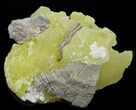 Rare, Lemon-Yellow Brucite - Balochistan, Pakistan #40406-1